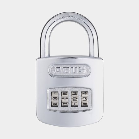 Candado con combinación ABUS 160/50, Ø8 mm, plata