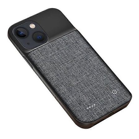 Kompatibelt för iPhone 13 mini 5,4 tum 6800mAh Portabelt Laddningsfodral Oxford Tyg Externa Batteripack Backup Power Bank