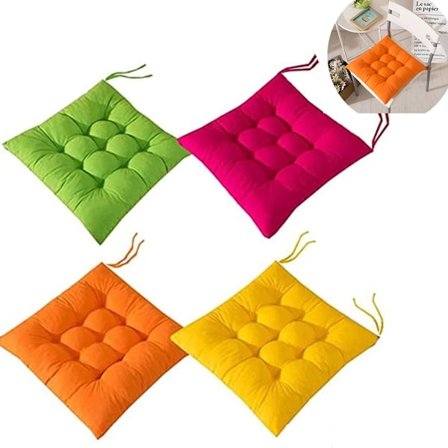 (4 kpl) , Tuolin pehmuste , Yksivärinen , Ruokailuhuoneen pehmuste , Puutarhatuolin pehmusteet , Sisäkäyttöön , 40