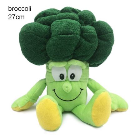 25cm Frukt Plysjdukke Grønnsaksleke 27CMBROCCOLI BROCCOLI xZ