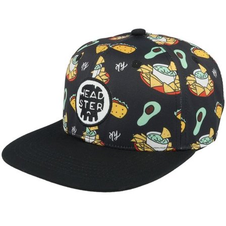 Headster - Svart snapback Keps - Kids Taco Tuesday Black Snapback @ Hatstore