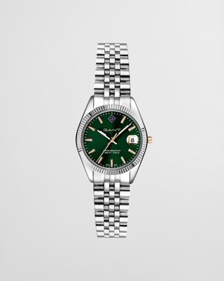 GANT - Sussex mini 28mm dameklokke tartan green