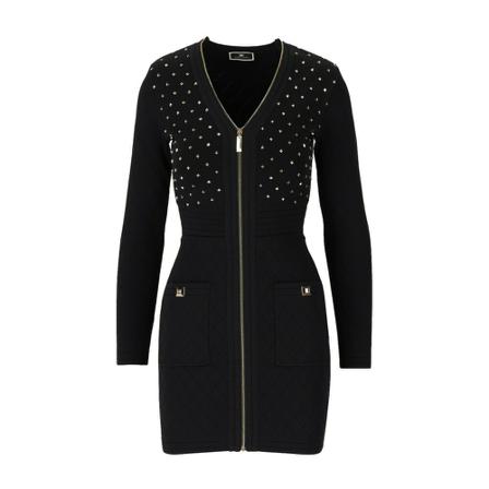 Elisabetta Franchi, Dresses Zwart, Dames, Maat:S