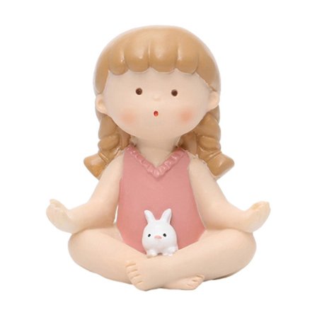 Statue hjemmeinnredning yogastilling statue gave Lotusstil