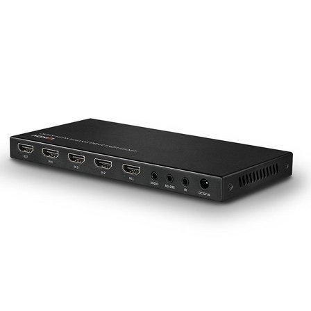 Lindy HDMI 2.0 18G Switch with Audio - video/audio switch - 4 porter