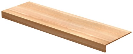 Lundbergs Rustic 80990 Enkelttrin 1000x294x8 mm, Trapper & rækværk