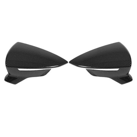 Pari taustapeilin suojuksia vasen oikea korvaava SEAT Leon Mk3 5F ST FR Cupra 2013-2019 -malleihin, hiilikuitutyyli