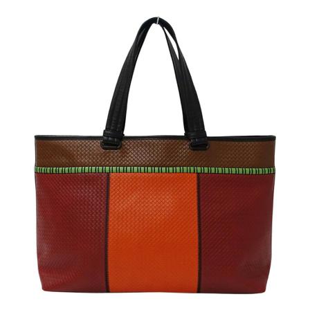 Bottega Veneta Vintage, Tote Bags Rood, Dames, Maat:ONE Size,leer,multicolor