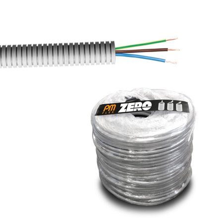 PM FLEX FQ ZERO Kabel forhåndslagt, 16 mm x 100 m 3G 1,5 mm², Stikkontakter & kabler