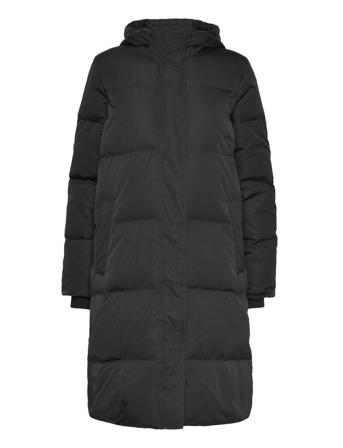 Slfnima New Down Coat W Fodrad Rock Svart Selected Femme