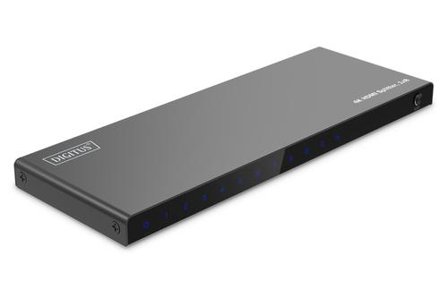 Digitus 1x8 HDMI Splitter. 4K/60Hz HDCP 2.3. EDID Control IN