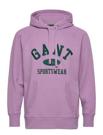 D.2 Collegiate Sweat Hoodie Hoodie Trøje Lilla GANT