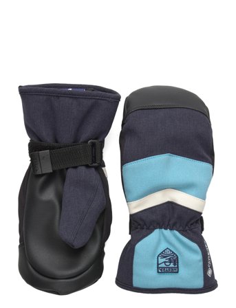 Hestra Gore-Tex Atlas Jr - Mitt Beige - Blue - 6-7Y