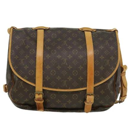 Louis Vuitton Vintage, Pre-owned Bag Bruin, Dames, Maat:ONE Size,leer