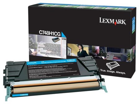 Lexmark Toner C748H1CG cyan - Lyreco - Toner och bläck - Tonerkassetter - Toner Lexmark
