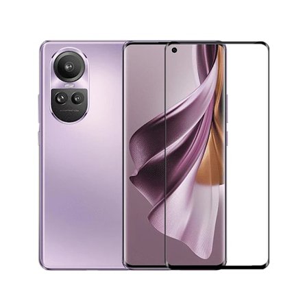 Täysi peittävä lasi OPPO Reno 10 5G -näytön lasille Reno 10 5G näytönsuojalle