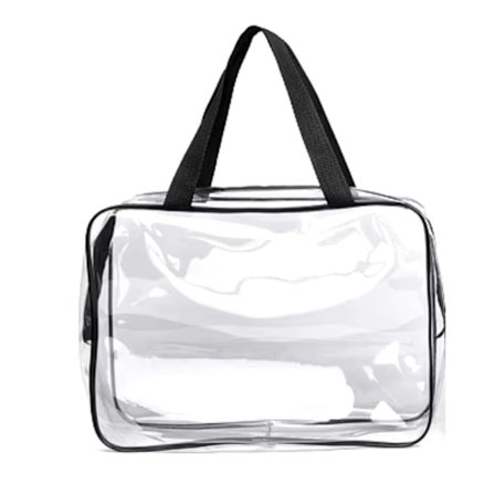 Necessary transparent make-up bag - Clear