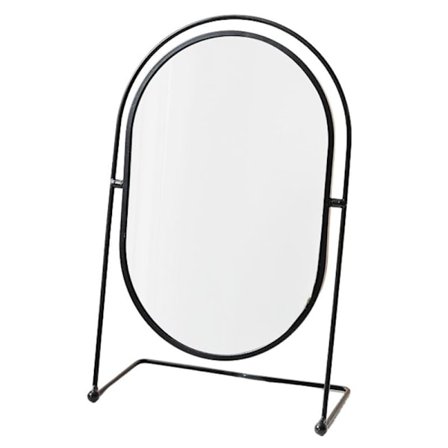 UNIQ Oval Lux Bordspegel - Svart