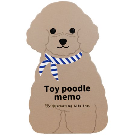 Greeting Life Notisblock Toy Poodle