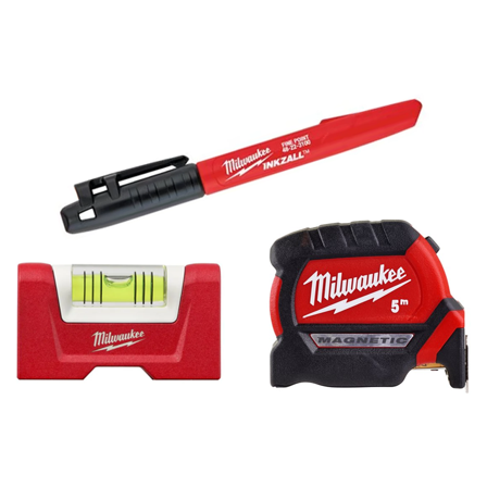 Milwaukee 4932480552 Merkintä- ja mittauspaketti, Mittatyökalut