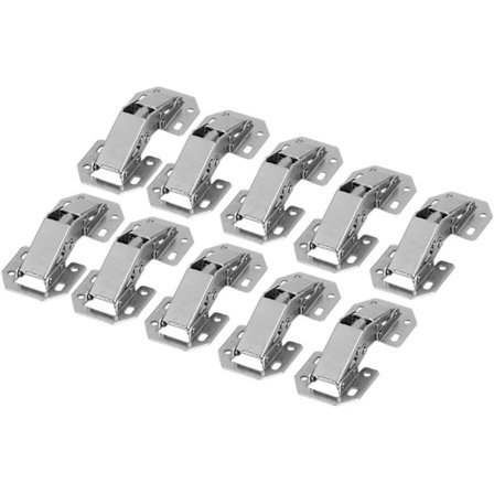 10 st gångjärn dörröppning skåp garderob mjuk stängning osynlig H