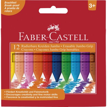Faber-Castell Crayons Jumbo 12-sæt