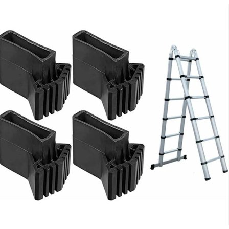 4 kpl, Tikkaiden jalkojen vaihto, Kumiset tikkaiden jalat, Tikkaiden turvajalat, Tikkaiden suojakotelo