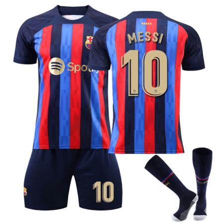 IC Barcelona hjemmefodboldtrøje til børn nr. 10 Messi zV 24