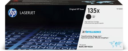 HP 135X - Høy ytelse - svart - original - LaserJet - tonerpatron (W1350X)