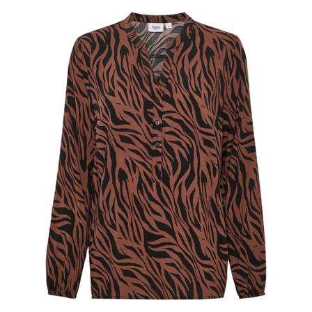 Saint Tropez, Eda SZ Shirt Brązowy, Kobieta, Rozmiar: S
