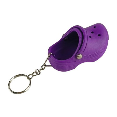 100% ny, mini Crocs Sandalkæde Charm Nøglering Nøgleholder Nyhed Nøglering Gave