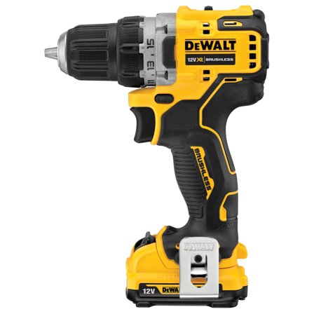 Dewalt DCD701D2-QW Borrmaskin med batteri och laddare, Elhandverktyg