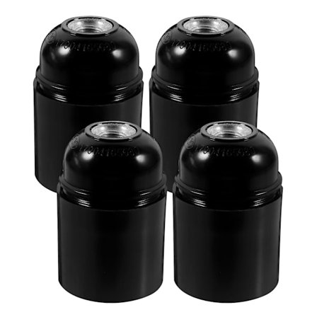 4 stk Lyspære Lampeholder Lampe Hengelampe Lampe Sokkel Taklampe Sokkel Lampetilførsel