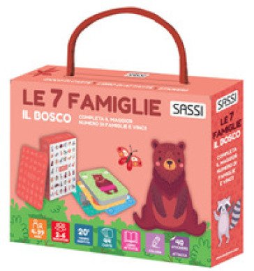 Il bosco. Le sette famiglie. Carte da gioco. Ediz. a colori. Con 40 stickers. Con 44 Carte Roberta Marcolin