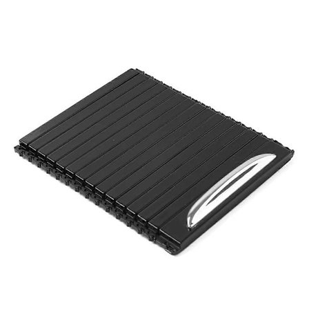 Auton keskikonsolin mukiteline rullaverho C2D60258 Jaguar XJ XJR 2010-2019 kyynärnojan laatikon rulla C