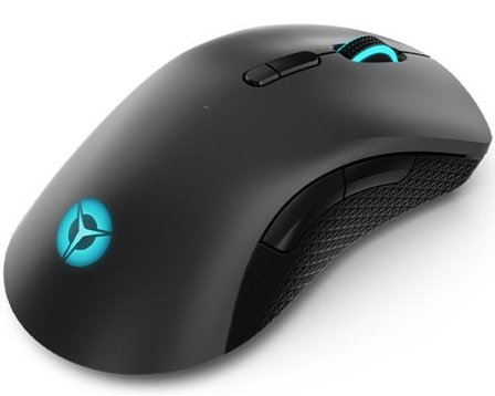 Lenovo Legion M600 Gaming Mouse - mus - Bluetooth, 2.4 GHz, USB 2.0 - svart, jerngrå