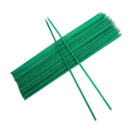 Vihreä puinen kiipeilykasvituki metallikiinnikkeillä (