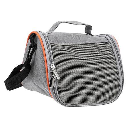 Pet Bag Slitesterk Hundebærerpose Kattebærer Utåndelig Reisepusselveske Grå 21X15X16CM Grey 21X15X16CM
