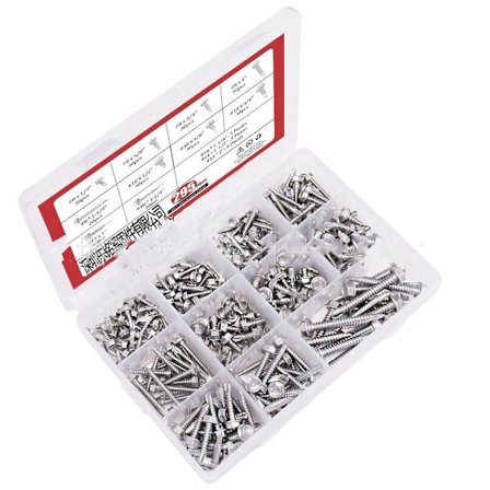 295 stk Selvskærende Skruer Plade Metal Skruer Skruer