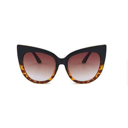 Store cateye solbriller UV400 leopard