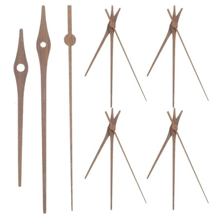 5 Sæt Træ Urvisere Udskiftning Urvisere Reparation Urvisere Hængende Urvisere til DIY
