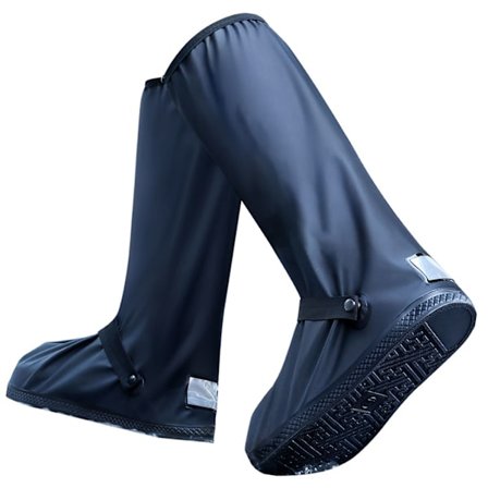 Regnstøveltrekk Sklisikkert Lettvekts Gradientbokstaver Design PVC Vanntett Skovern med Reflektor 2XL (42-43)