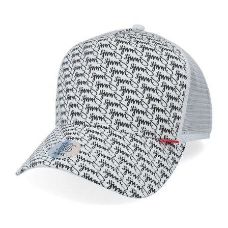 Djinns - Vit trucker Keps - Hft Allover White Trucker @ Hatstore