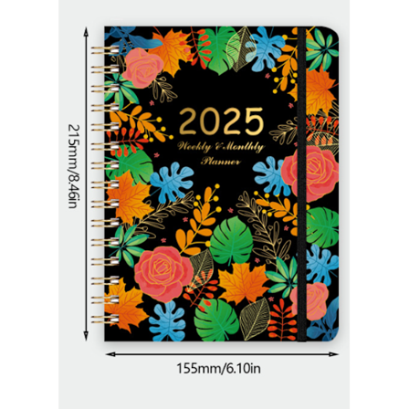 Akademisk Planlegger 2025 Ukentlig Plan og Månedlig Plan, Månedlig Plan og Ukentlig Plan, Akademisk Planlegger