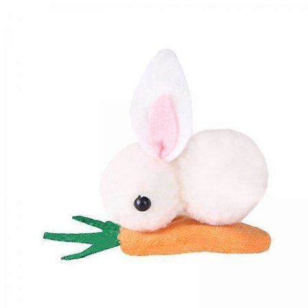 6x Påskhare Pälsiga Hårspännen Hårnål Huvudbonad Mode Hårstylingklämmor