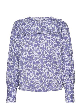 Lenora Haddis Ls Top Aop Patterned MOSS COPENHAGEN