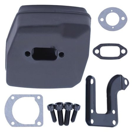 Avgasdämparens fästbeslagssats Kompatibel med Husqvarna 268 272 272XP 272K Förgasare Packningsskruv
