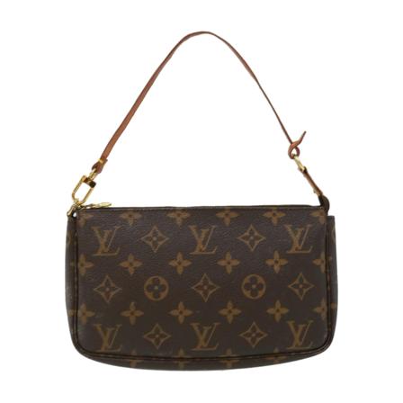 Louis Vuitton Vintage, Louis Vuitton Pochette accessoires Bruin, Dames, Maat:ONE Size