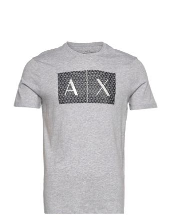 T-Shirt T-shirts Short-sleeved Grå Armani Exchange