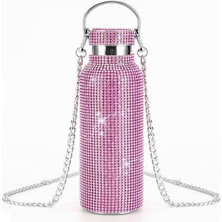 Termokande, Glitter Vandflasker, Bling Vandflaske Rustfrit Stål Termo